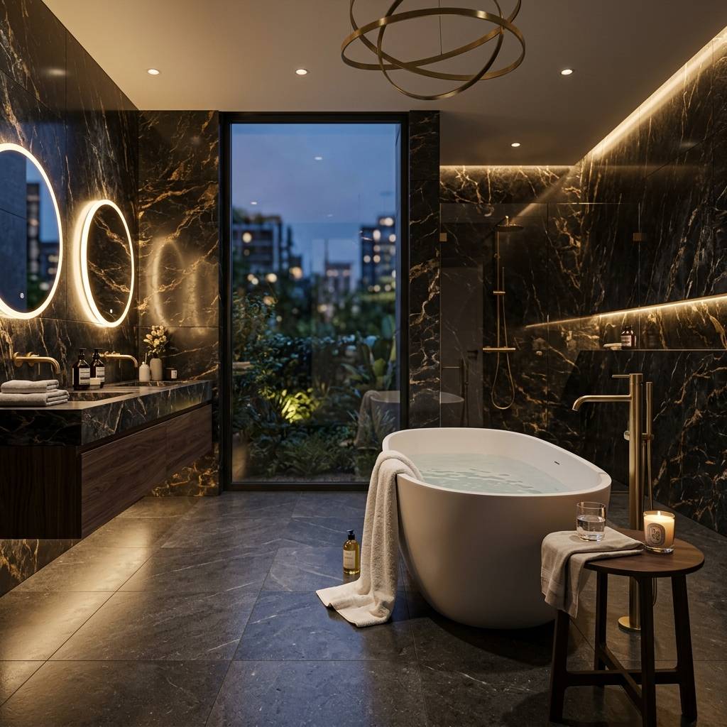 Kamar Mandi Marmer