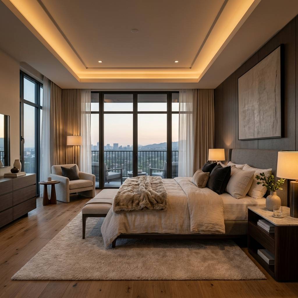 Interior Kamar Tidur Utama